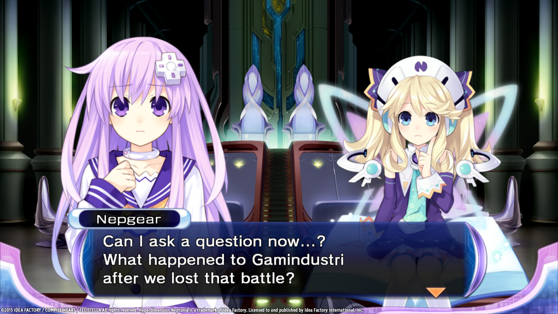 Hyperdimension Neptunia Re;Birth2: Sisters Generation游戏截图