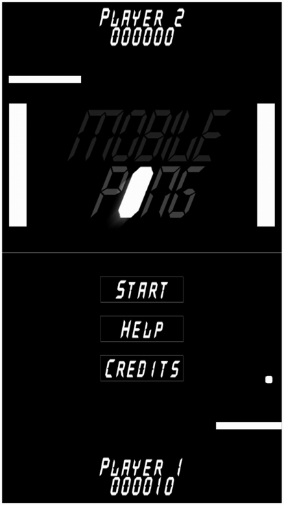 Mobile Pong游戏截图