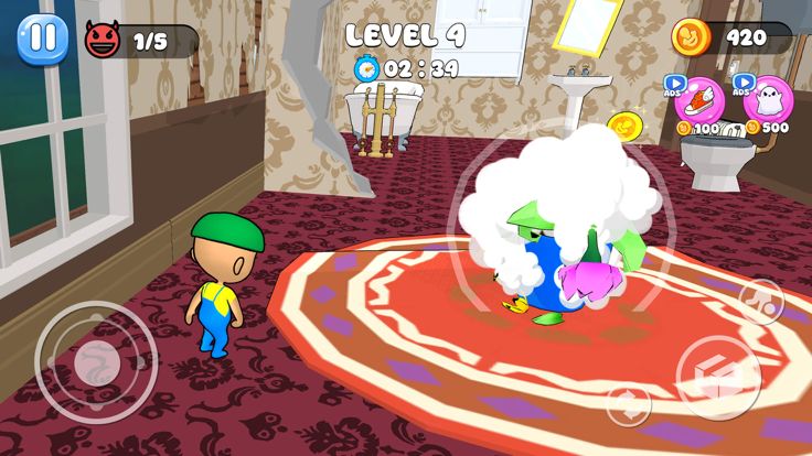 Daddy Survivor: Rainbow Prank游戏截图