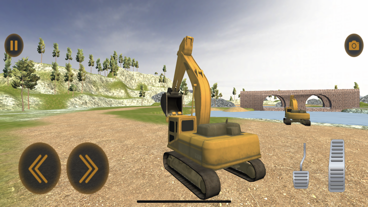 Excavator Crane Driving Sim游戏截图