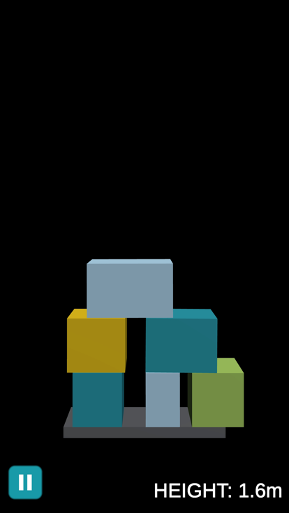 太空塔 - 堆叠积木游戏截图
