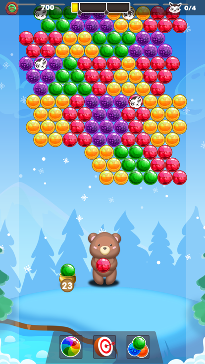 Bubble Shotter Racon Rescue游戏截图