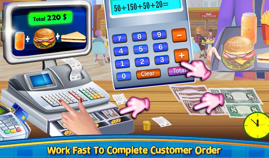 High School Café Cash Register Girl: Kids Game - Android Download | TapTap