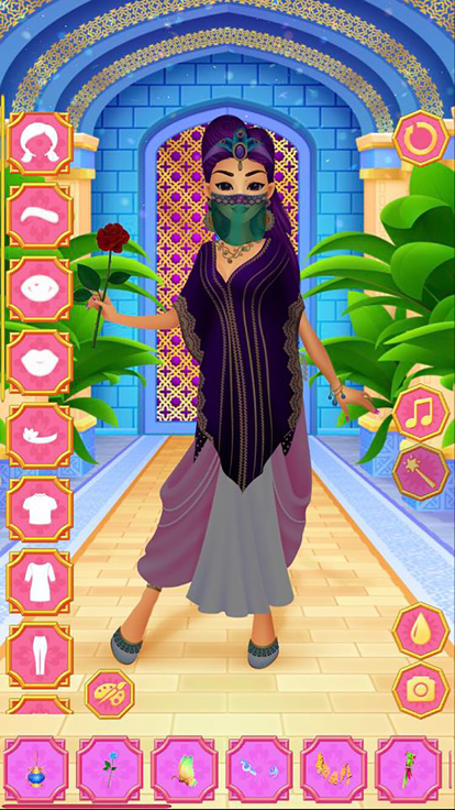 Love Diana Dress up girls游戏截图