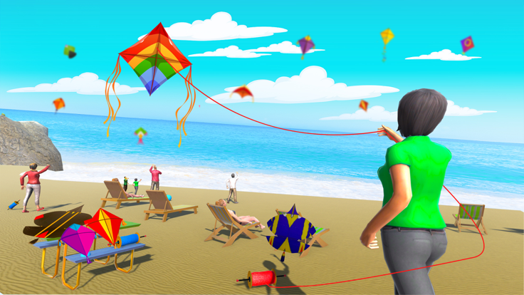 Kite Basant-Kite Flying Game游戏截图