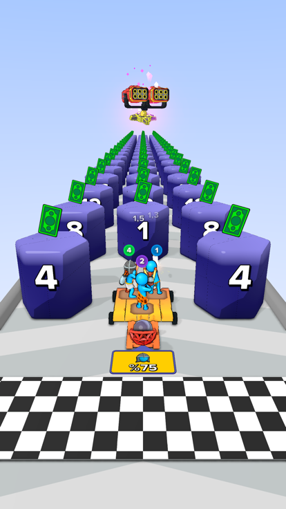 Shooter Cart Run游戏截图