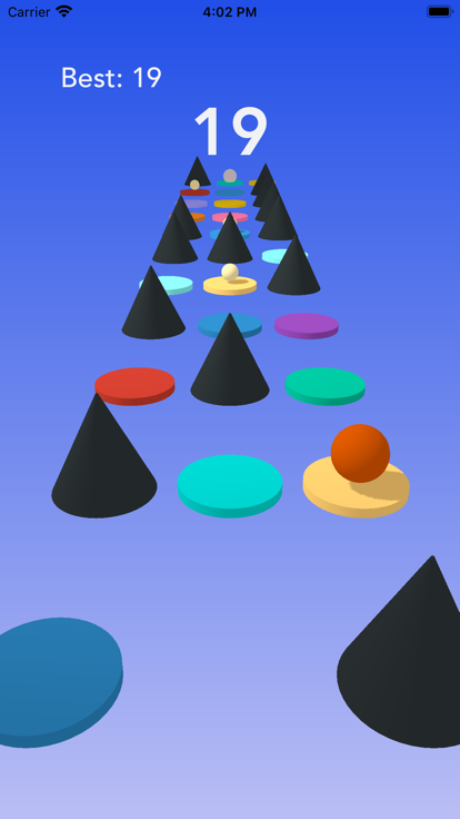 彩球跳动 3D: 永无止境游戏截图