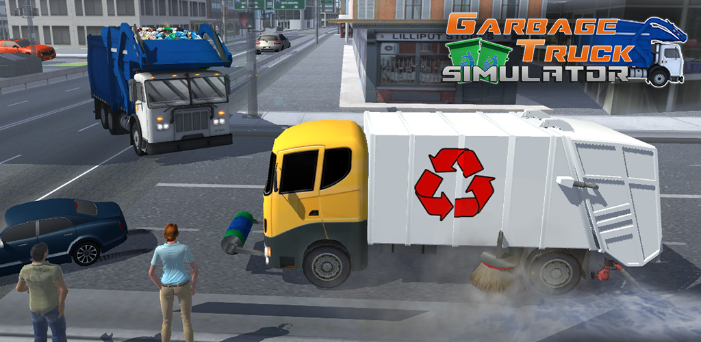 Road Garbage Dump Truck Driver游戏截图