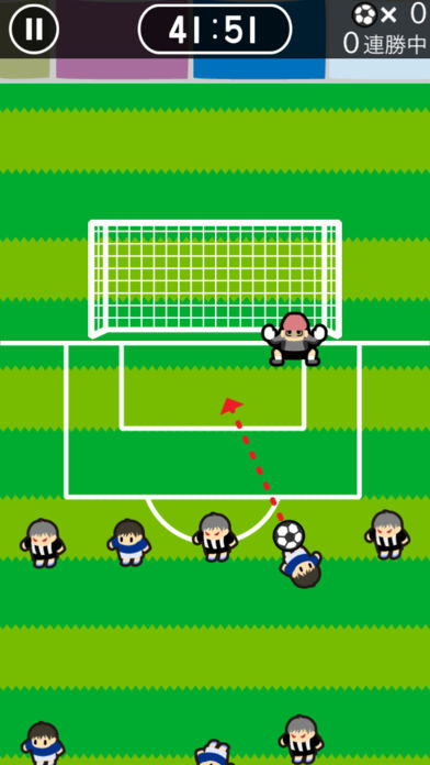 100人サッカー游戏截图