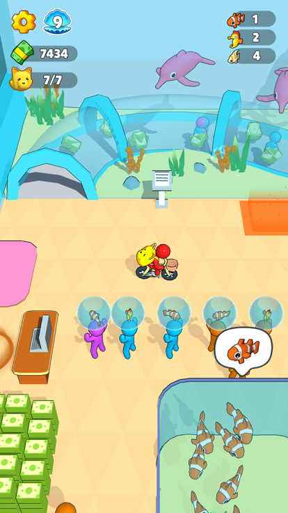 Fish Catch: Build Aquarium游戏截图