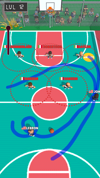 Draw Basket 3D游戏截图