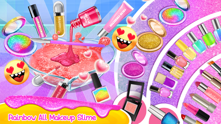 Makeup Slime - Fluffy Slime游戏截图