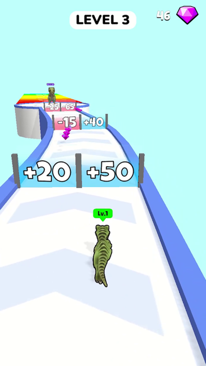 Dino Thrash 3D游戏截图