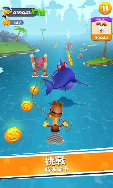 加菲猫跑酷游戏截图