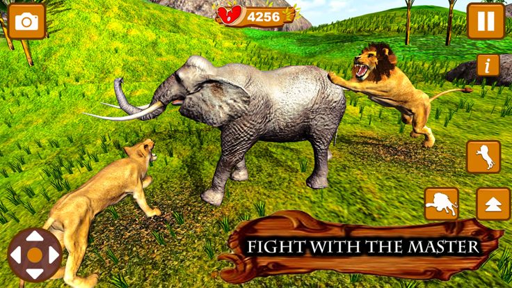 Lion Family King Simulator游戏截图