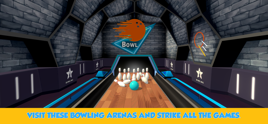 Bowling Strike-Ball Game 3D游戏截图
