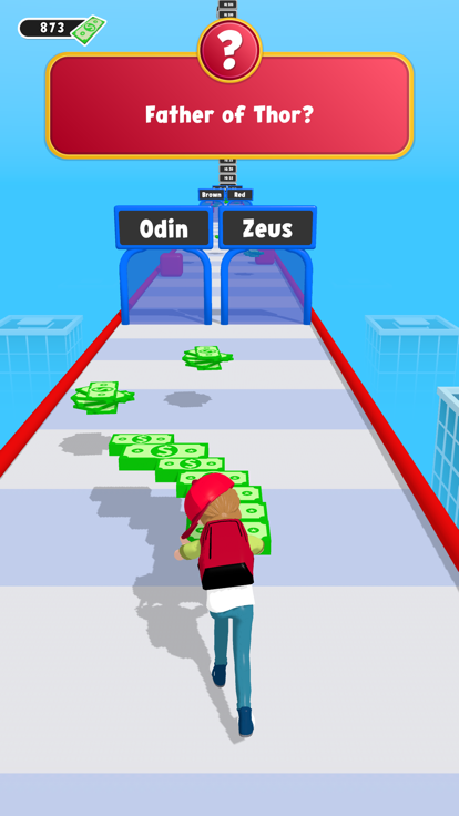 Trivia Runner 3D!游戏截图