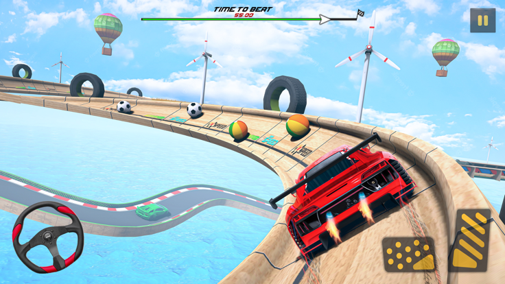 汽车游戏: 赛车游戏: 开放世界游戏: 巨型汽车驾驶模拟器游戏截图