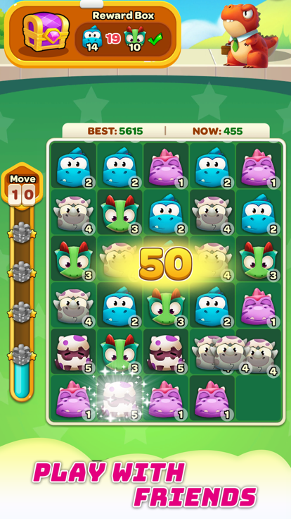 Cute Pet: Merge Dino游戏截图