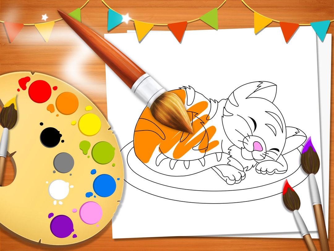 Happy Colors - Coloring Book游戏截图