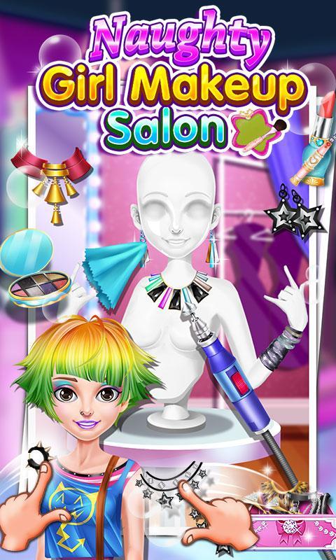 Screenshot of Naughty Girl Makeup Salon