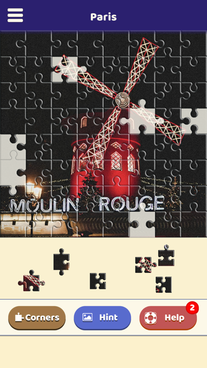 Paris Sightseeing Puzzle游戏截图
