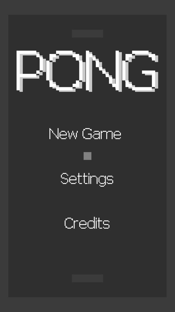 Screenshot of Pong