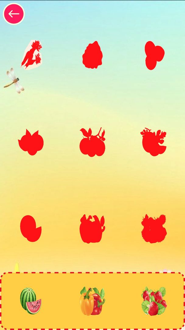 儿童认知贴贴乐游戏截图