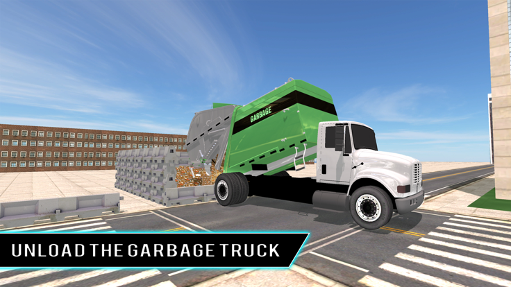 Real city garbage truck sim 3D游戏截图