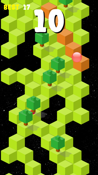 从山上弹起游戏截图