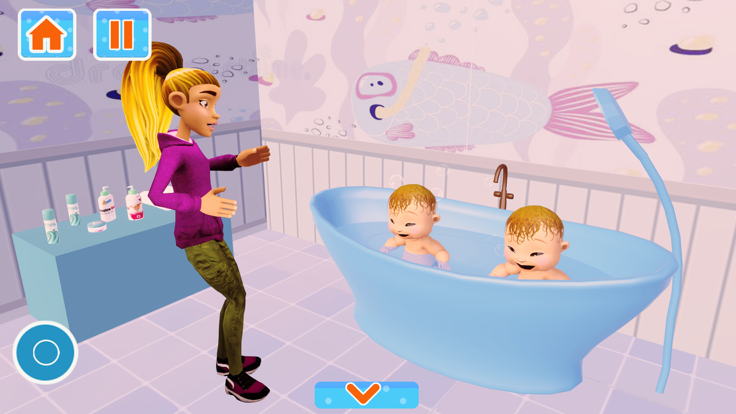 Twins Daycare Babysitter Game游戏截图