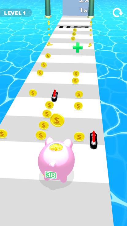 Piggy Bank Run 3D游戏截图