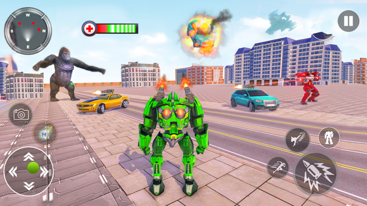 多机器人战车机器人游戏游戏截图