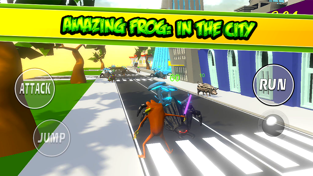 the amazing frog game out of city