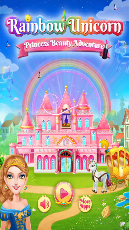 Rainbow Unicorn Princess游戏截图