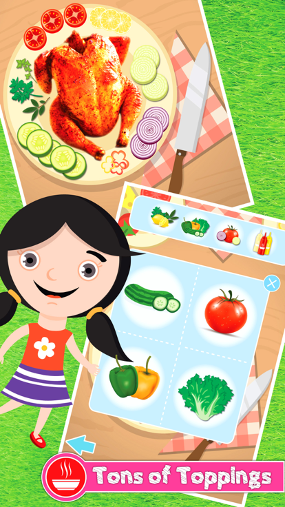 烧烤烧烤热 - 疯狂的冬季派对的后院游戏截图