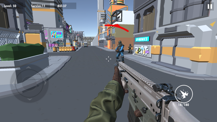 吃鸡枪战:打僵尸单机小游戏游戏截图