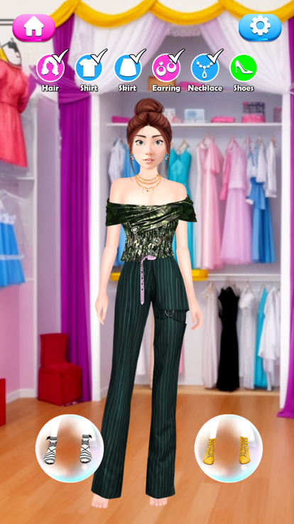 Fashion Makeover Choice Game游戏截图