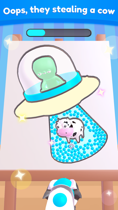 Coloring balls游戏截图