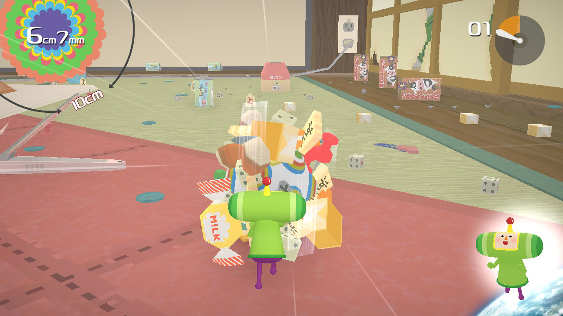Katamari Damacy REROLL游戏截图