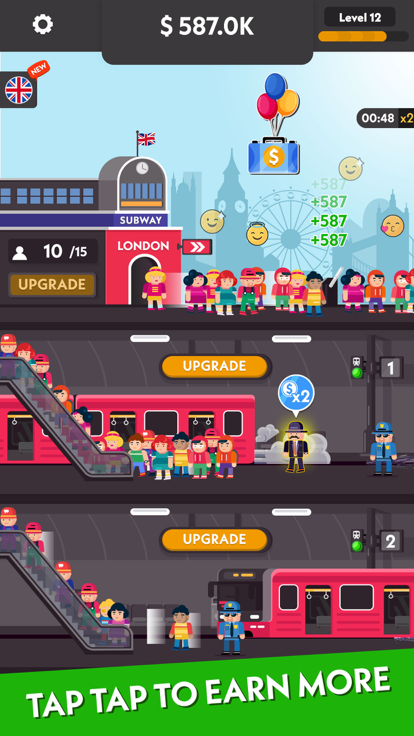 Idle Subway Tycoon游戏截图