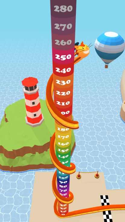 Snake Way 3D: Adventure Run游戏截图