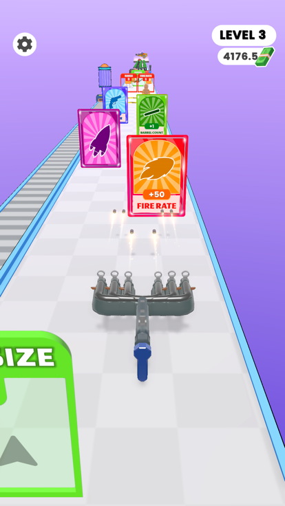 Multi Barrel Run 3D游戏截图