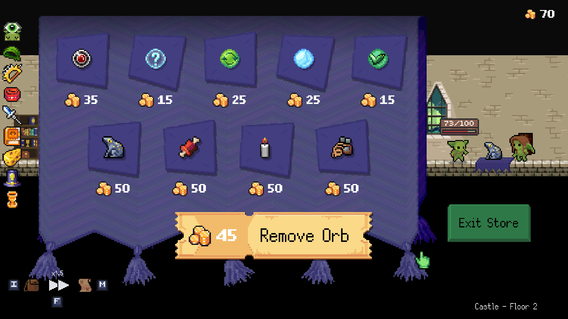 哥布林弹球 Peglin游戏截图