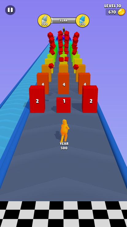 Cube Crusher Runner 3D游戏截图