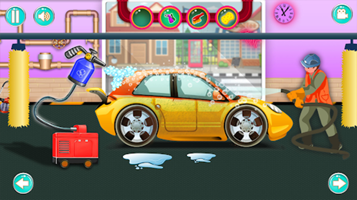 Real Car Wash Station Games游戏截图