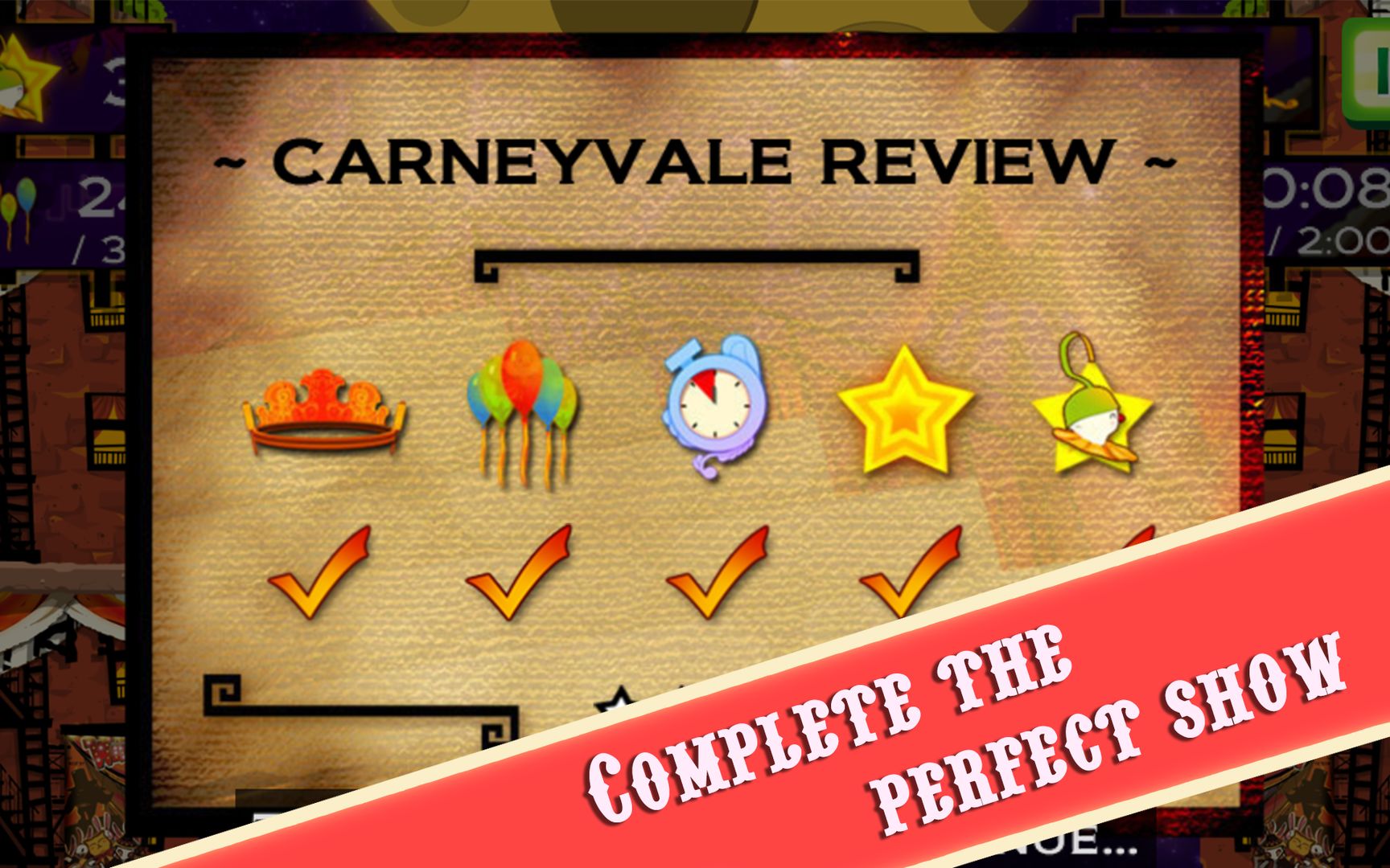 Screenshot of CarneyVale: Showtime
