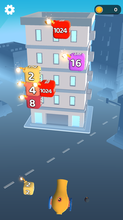 Bombard 2048游戏截图