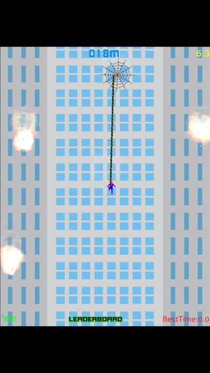 蜘蛛登山者 - 绳索摆动游戏截图