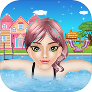 Princess Swimming Training - Girls game for kids